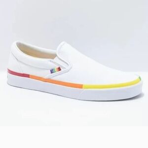 Rainbow VANS Slip-On Rainbow LGBTQ Pride shoes sneakers 6..5 Womens